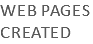 WeB Pages CREATED